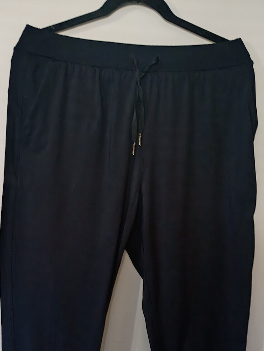 LIBIN Black Drawstring Cuff Jogger Sweatpants - Size L